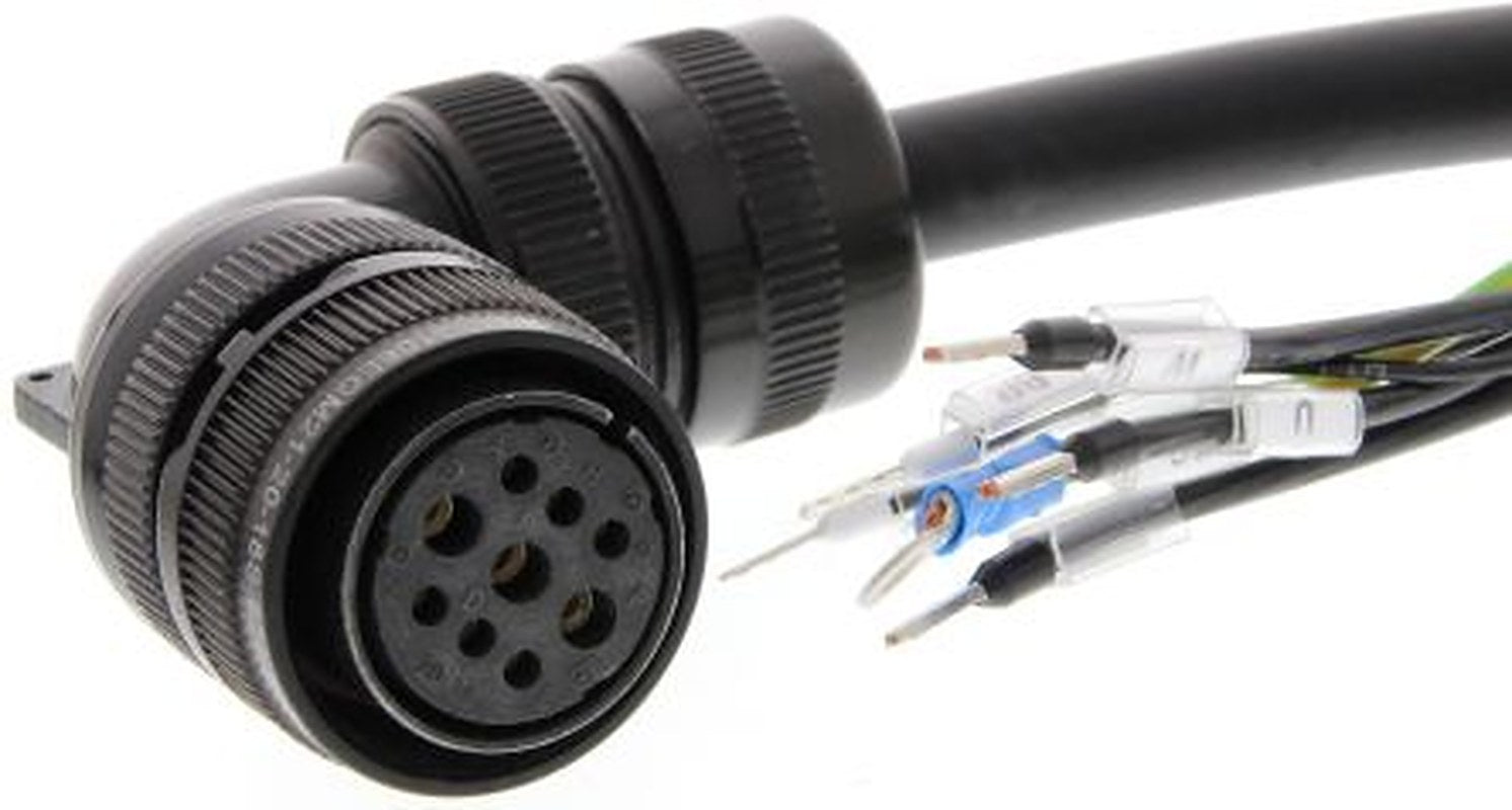 Omron Power Cable R88A Series Cable for Use with 200 V Servo Motor