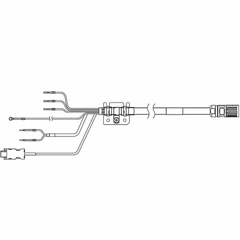 Omron Integrated Cable 1SA Series Cable for Use with Servo Motor