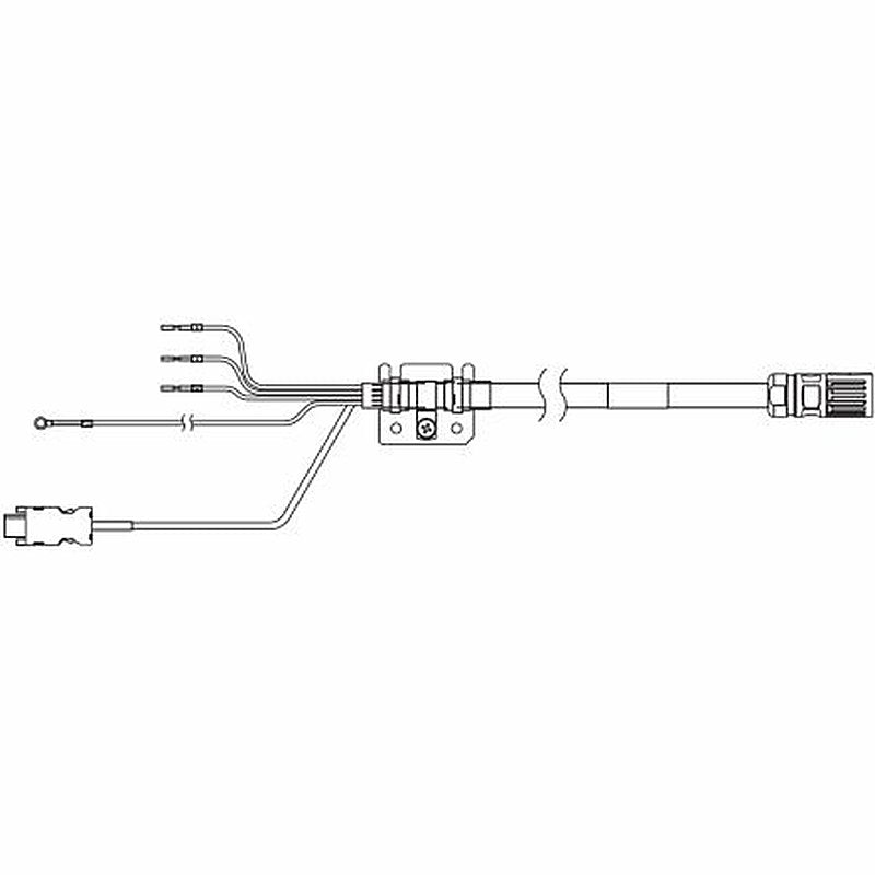 Omron Integrated Cable 1SA Series Cable for Use with Servo Motor