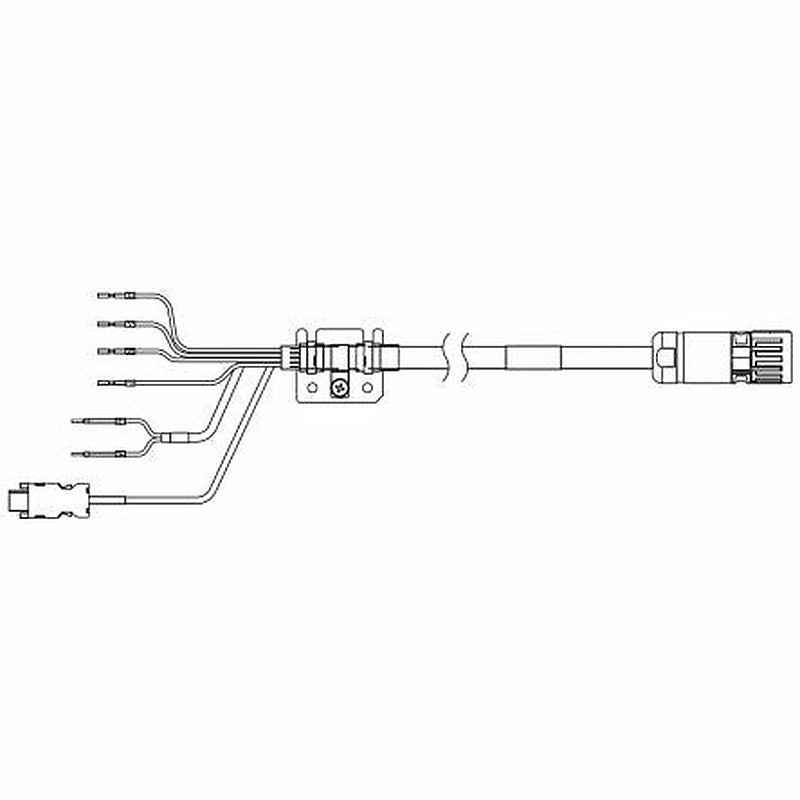 Omron Integrated Cable 1SA Series Cable for Use with Servo Motor