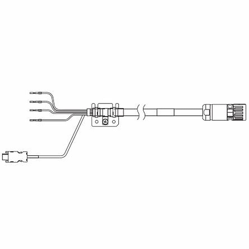 Omron Integrated Cable 1SA Series Cable for Use with Servo Motor