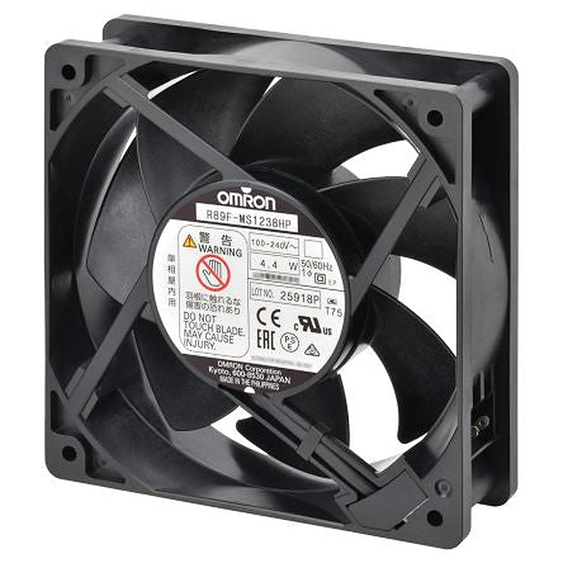 Omron R89F-M Series Axial Fan, 3 m³/min, 4.4 VA, 80 mA Max 38 mm, 120mm, 120 mm