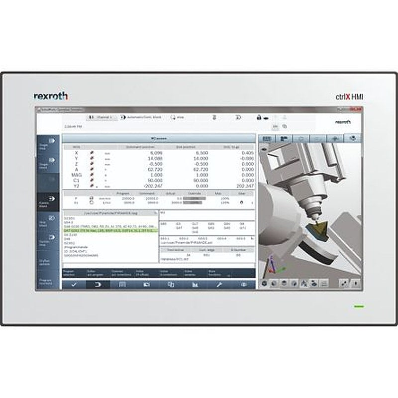 Bosch Rexroth ctrlX HMI Series Display - 15.6 in, TFT Display, 1366 x 768 pixel