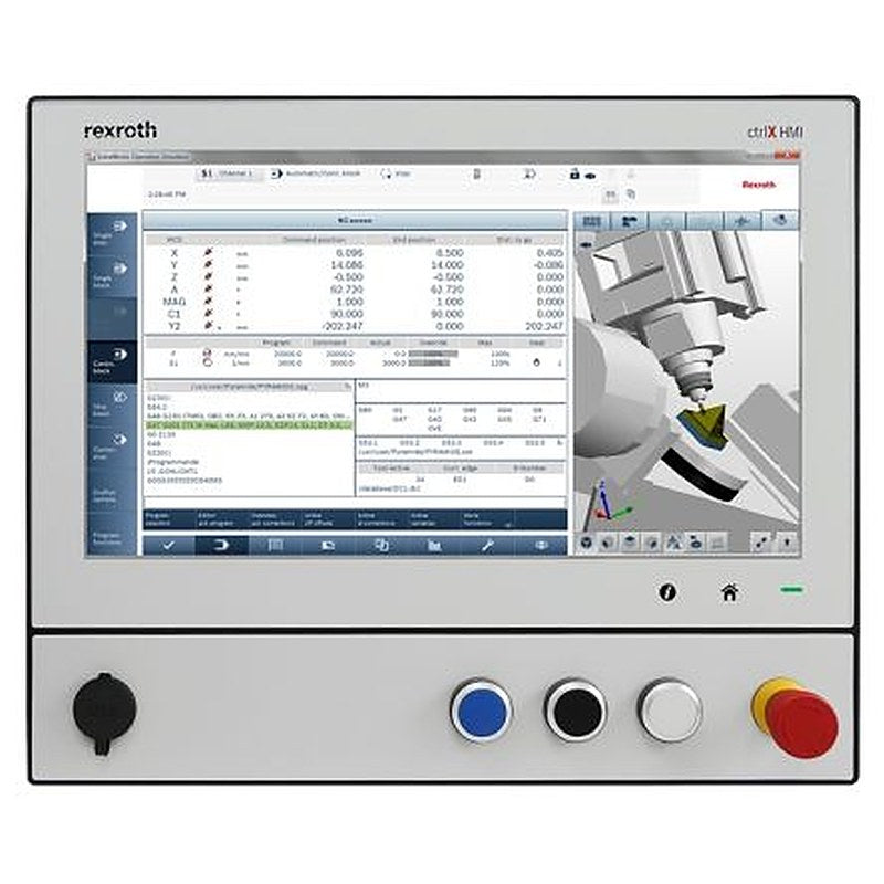 Bosch Rexroth ctrlX HMI Series Display - 15.6 in, LED Display, 1366 x 768 pixel