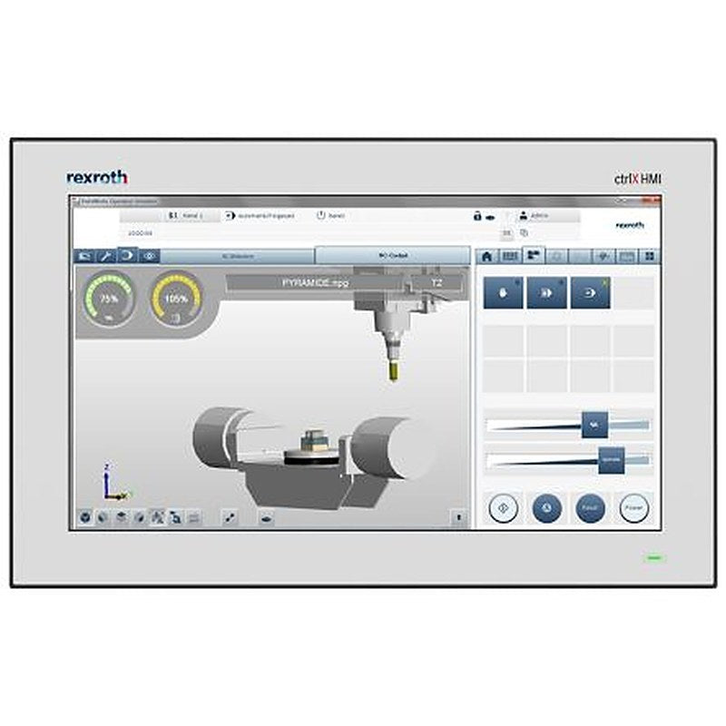 Bosch Rexroth ctrlX HMI, WR2115 Series Web Panel - 15 in, Multi Line Display, 1366 x 768 pixel