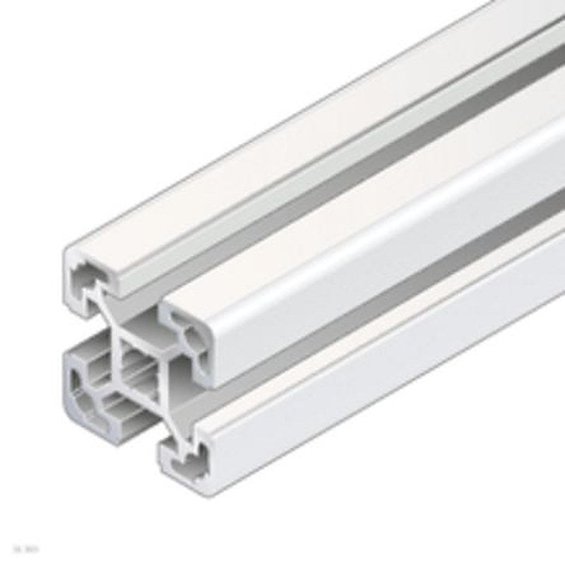 Bosch Rexroth Silver Aluminium Strut Profile 40 x 40 mm 10 mm Groove, 1000 mm Length, 40 x 40 mm Square, Series R9