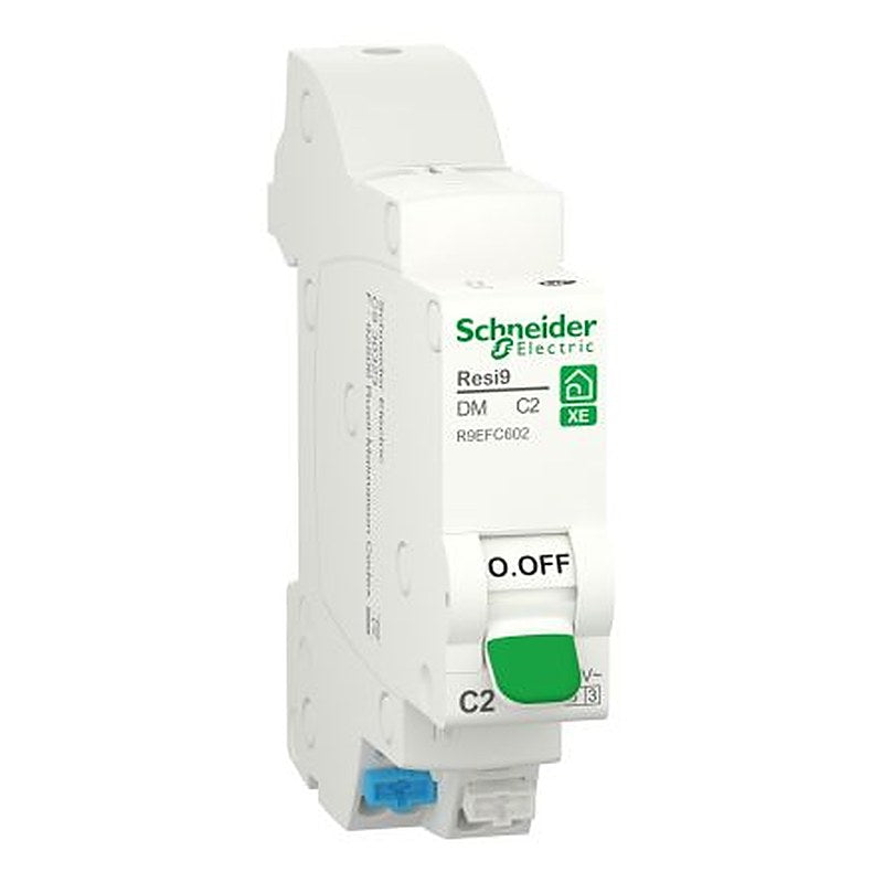 Schneider Electric Resi9 Resi9 XE Miniature Circuit Breaker, 1-Pole, 6A, Type C, 230V ac AC, 3000 A Breaking Capacity