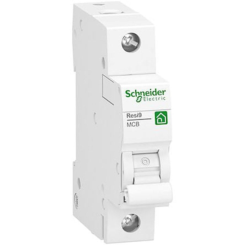 Schneider Electric Resi9 R9F2 Miniature Circuit Breaker, 1-Pole, 13A, Type B, 230V ac AC, 6000 A Breaking Capacity