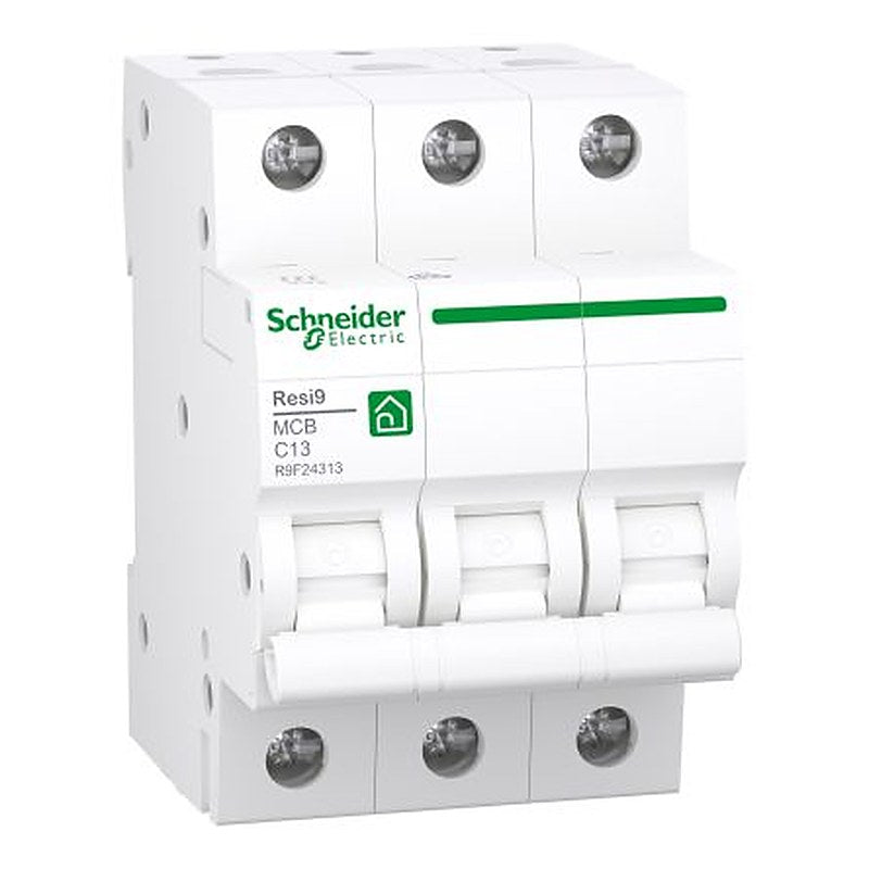Schneider Electric Molded Case Circuit Breaker 3-Pole 13A, DIN Rail