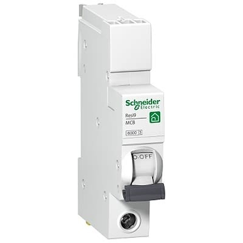 Schneider Electric Resi9 R9F Miniature Circuit Breaker, 1-Pole, 32A, Type B, 230V ac AC, 6000 A Breaking Capacity