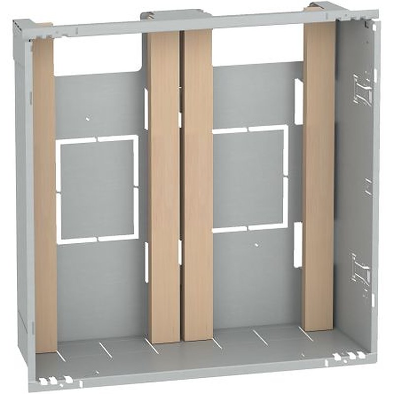 Schneider Electric Sheet Metal White Adaptable Enclosure Box 530mm x 530 mm x 530 mm