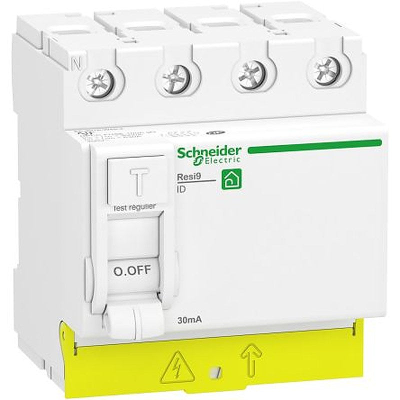 Schneider Electric Resi9 Series Residual Current Circuit Breaker, 40A, 3-Pole, 30 mA, Type A, 3 kA 400V ac