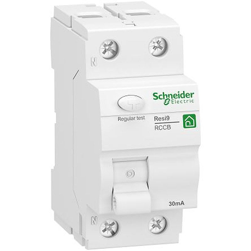 Schneider Electric R9R Series Residual Current Circuit Breaker, 25A, 2-Pole, 30 mA, Type A 230V ac