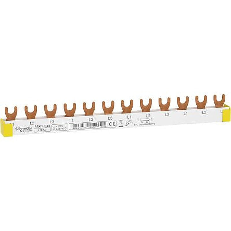Schneider Electric Resi9 Resi9 3 Phase Busbar, 400 V, 18 mm Pitch