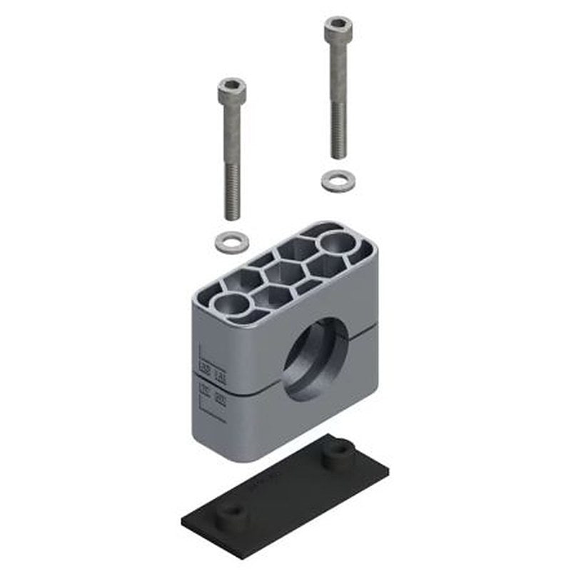 ParkerAluminium Hydraulic Pipe Clamp for 20 mm OD Tube, RAA2-320