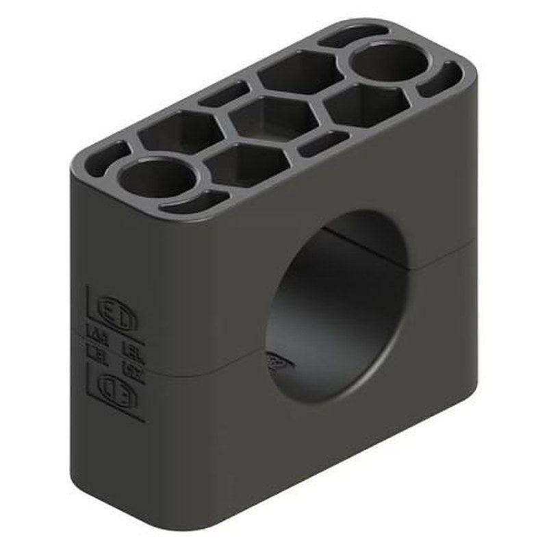 ParkerRubber Hydraulic Pipe Clamp for 38 mm OD Tube, RAVG538X