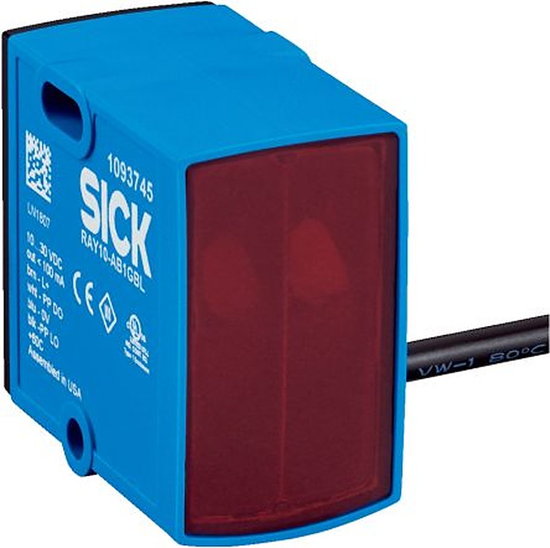 SICK Retroreflective Photoelectric Sensor, Block Sensor