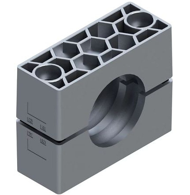 ParkerAluminium Hydraulic Pipe Clamp for 16 mm OD Tube, RCA116X