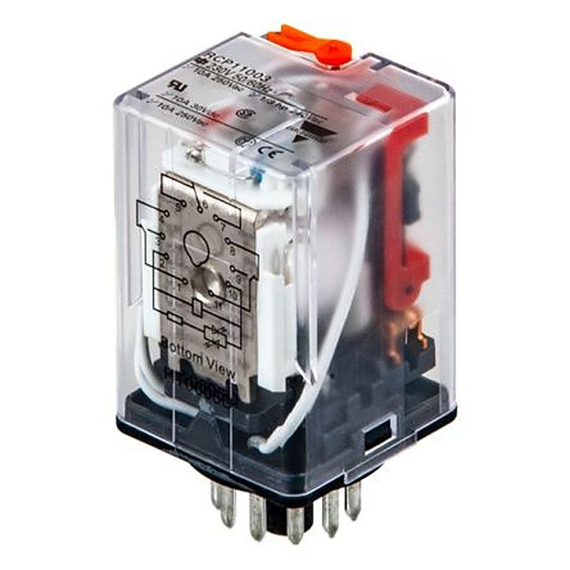 Carlo Gavazzi Power Relay, 115V ac, 120 V ac Coil, 10A Switching Current, 3PDT