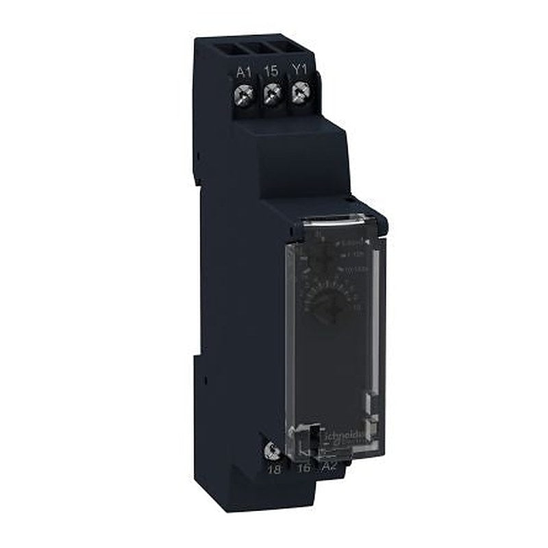 Schneider Electric Harmony Time Series DIN Rail Timer Relay, 2-Contact, 24 V dc 24V ac, 240 V ac, 0.1 s to 100 h,