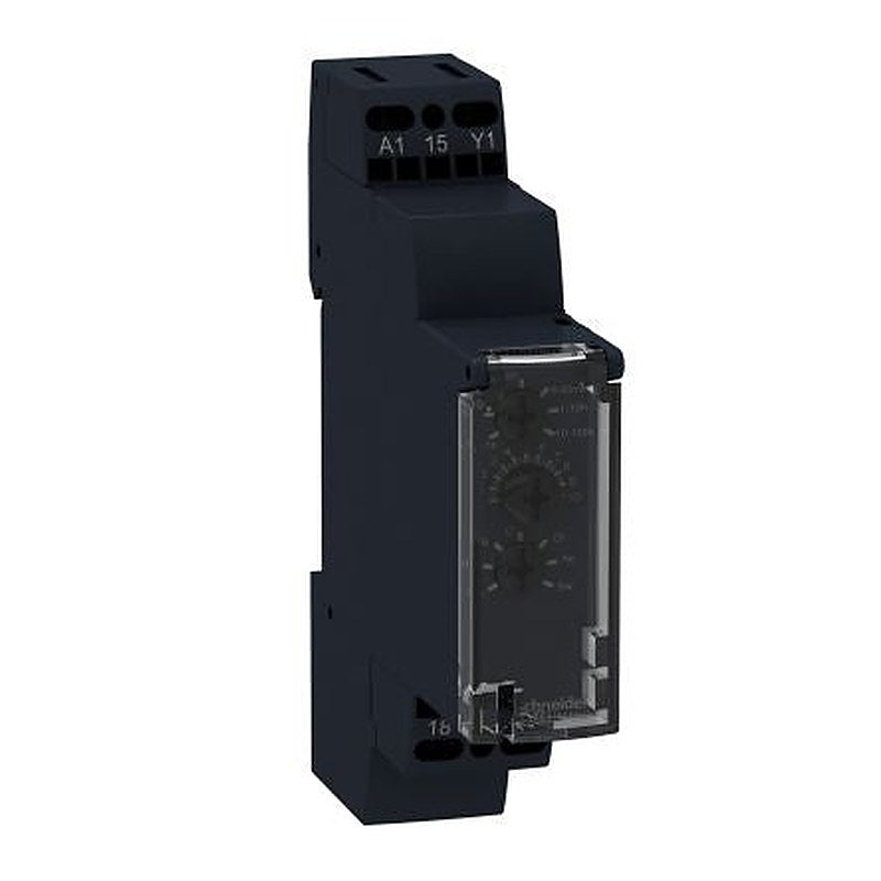Schneider Electric Harmony Time Series DIN Rail Timer Relay, 2-Contact, 24 V dc 12V ac, 0.1 s to 100 h,