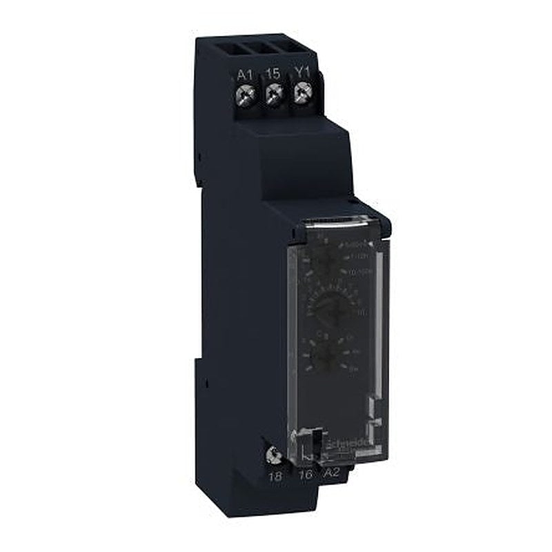 Schneider Electric Harmony Time Series DIN Rail Timer Relay, 2-Contact, 24 V dc 24V ac, 240 V ac, 0.1 s to 100 h,