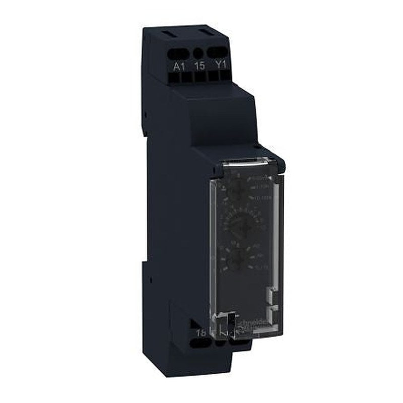 Schneider Electric Harmony Time Series DIN Rail Timer Relay, 2-Contact, 24 V dc 24V ac, 240 V ac, 1 s to 100 h,
