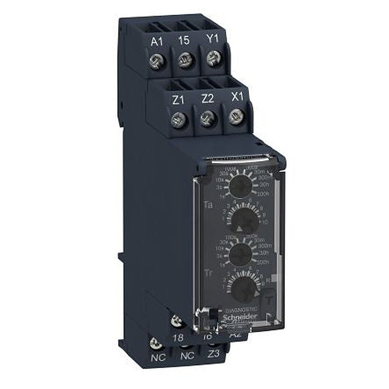 Schneider Electric Harmony Time Series DIN Rail Timer Relay, 1-Contact, 240 V dc 24V ac, 240 V ac,