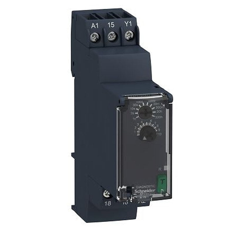 Schneider Electric Harmony Time Series DIN Rail Timer Relay, 1-Contact, 240 V dc 24V ac, 240 V ac, 1-Function, SPDT