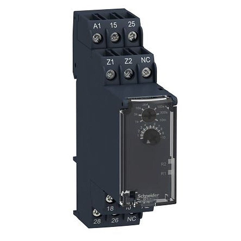 Schneider Electric Harmony Time Series DIN Rail Timer Relay, 2-Contact, 24 to 240 V dc 24V ac, 240 V ac, 0.3 to 300 s,