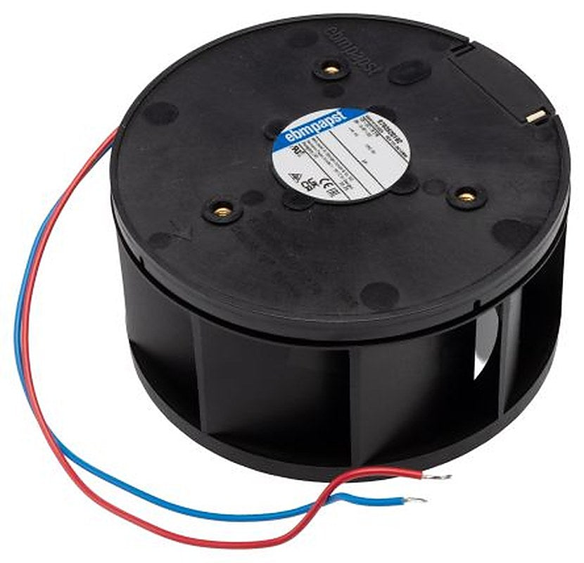 ebm-papst RER 101 N Series Centrifugal Centrifugal Fan, 12V dc, 190 m³/h, DC Operation 101 mm x 101mm x 51.7 mm