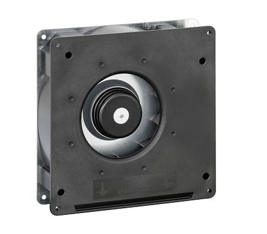 ebm-papst RG125 N Series Axial Fan, 24V dc, 88 m³/h, 4.9 W, 240 mA Max, IP20 180 mm 180mm 40 mm