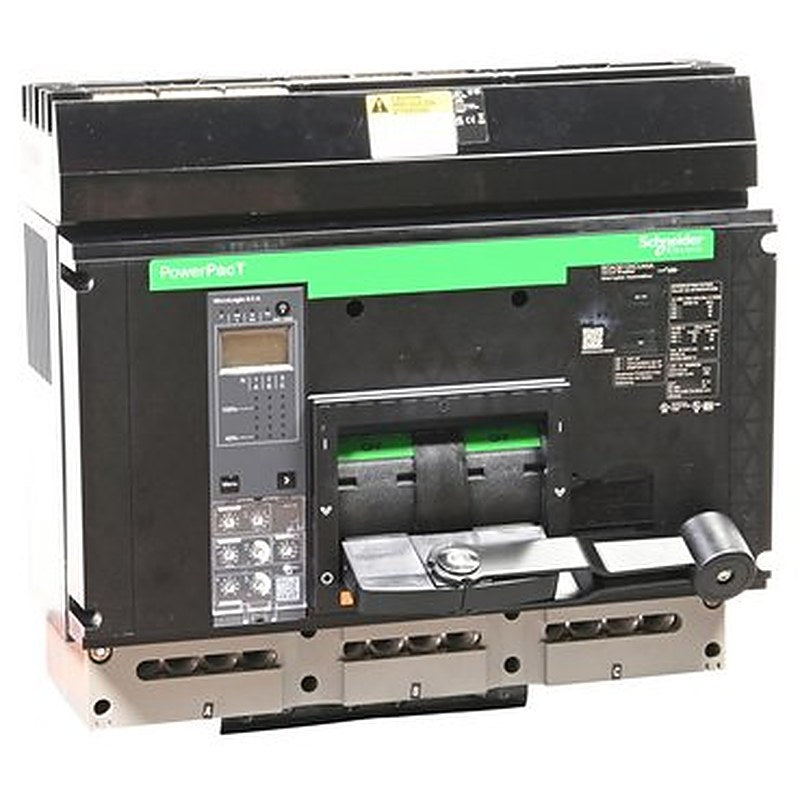 Circuit breaker, PowerPacT R, 1200A, 3 pole, 600VAC, 18kA, I-Line, Micrologic 6.0A, 100% (Circuit breaker PowerPacT R) is a Schneider Electric product. Designed for reliable performance and long service life. Available across Iraq — contact us for pricing and delivery options.