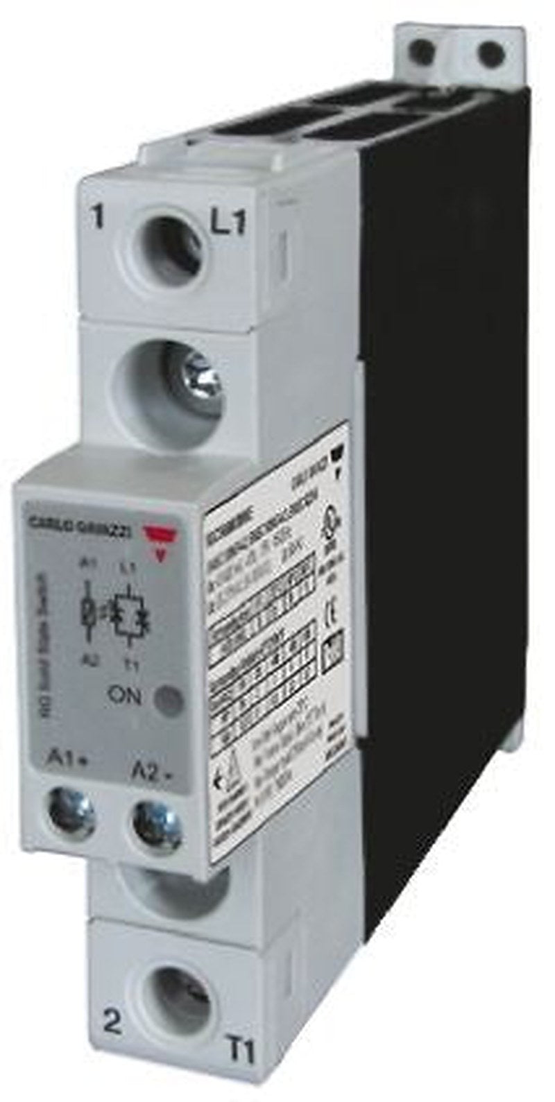 Carlo Gavazzi RGC1 Series Solid State Relay, 25.5 A Load, Panel Mount, 240 V ac Load, 275V ac Control