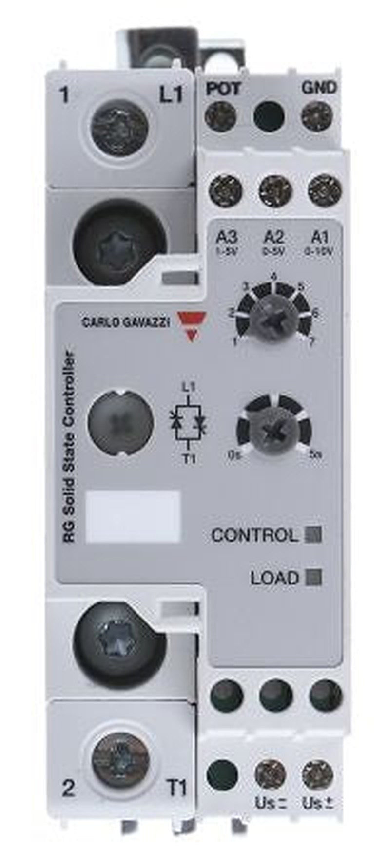 Carlo Gavazzi RGC1P DIN Rail, Panel Power Controller AC 250V Analogue