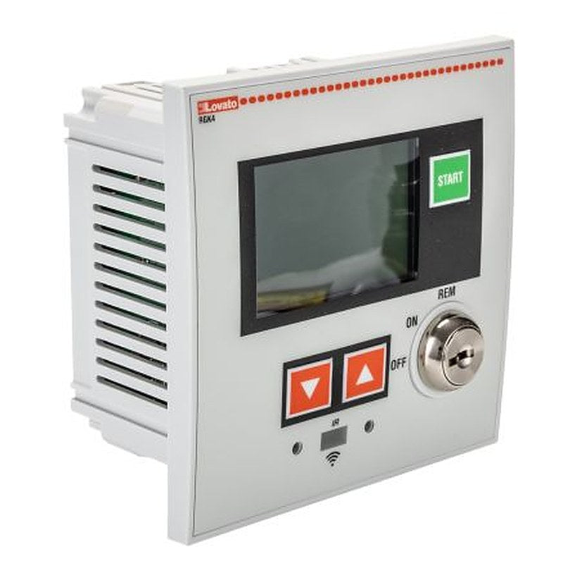 Lovato LCD Digital Panel Multifunction Meter for Frequency, TRMS Voltage, TRMS Current,  110 mm  x 110 mm