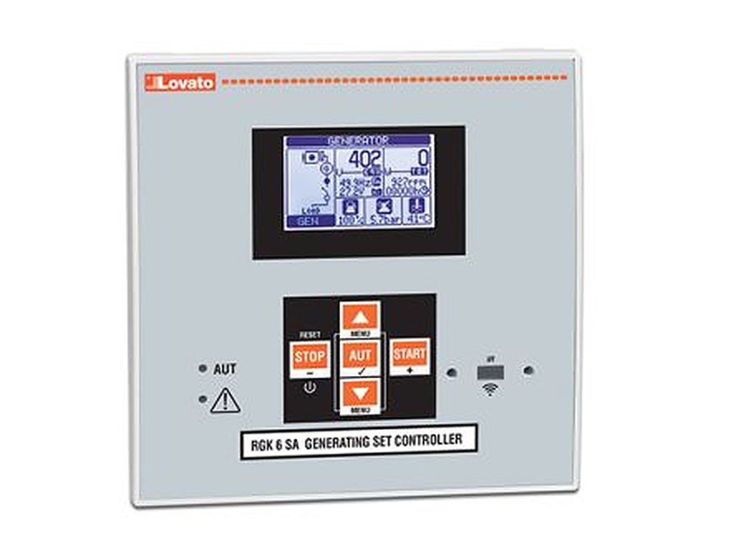 Lovato Graphic LCD Digital Panel Multifunction Meter for Frequency, TRMS Current, TRMS Voltage,  144 mm  x 144 mm