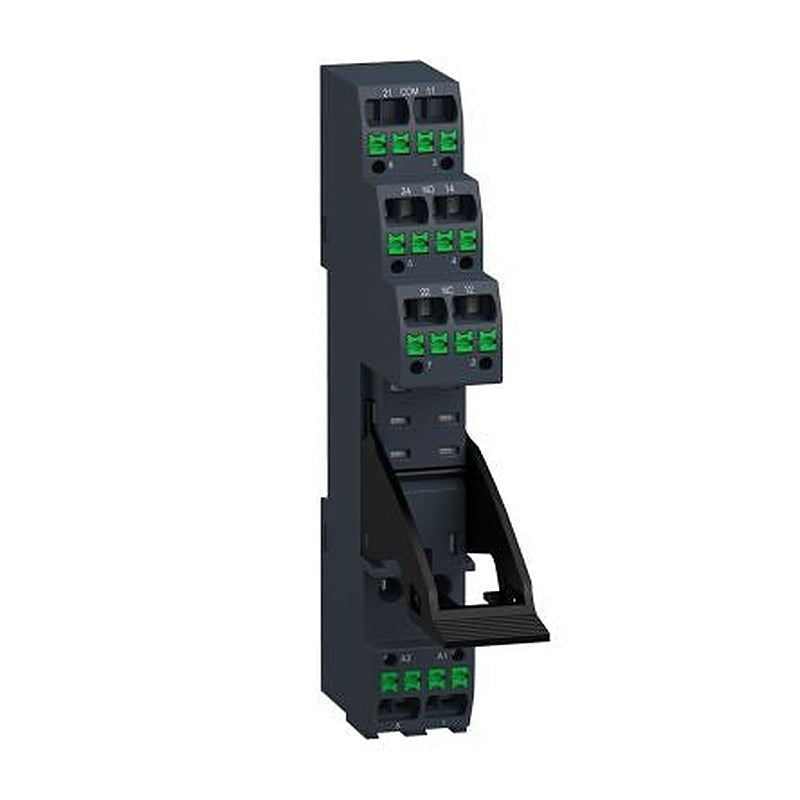 Schneider Electric Harmony Relay RXM 2 Way 250V DIN Rail Relay Socket, for use with Relay