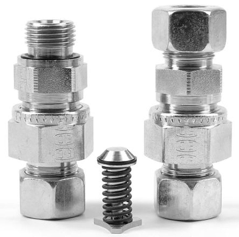 Parker RHD15L0.2BOMDCF Hydraulic Fitting Male/Female, Steel, 29 mm Hose ID