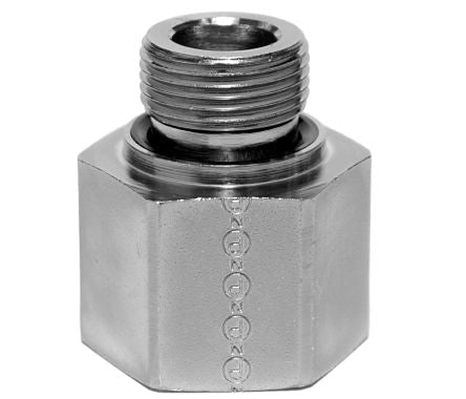 Parker RI1/2EDX3/4CF Hydraulic Fitting Male G, Steel, 0.5 in Hose ID