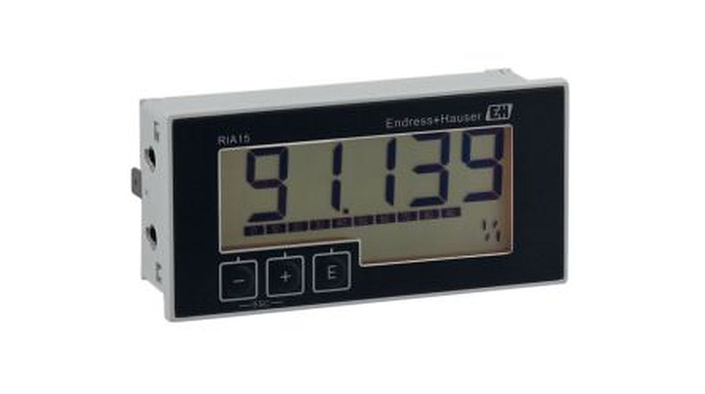 Endress+Hauser RIA15 LCD Digital Panel Multifunction Meter for Current, 45 mm x 92 mm