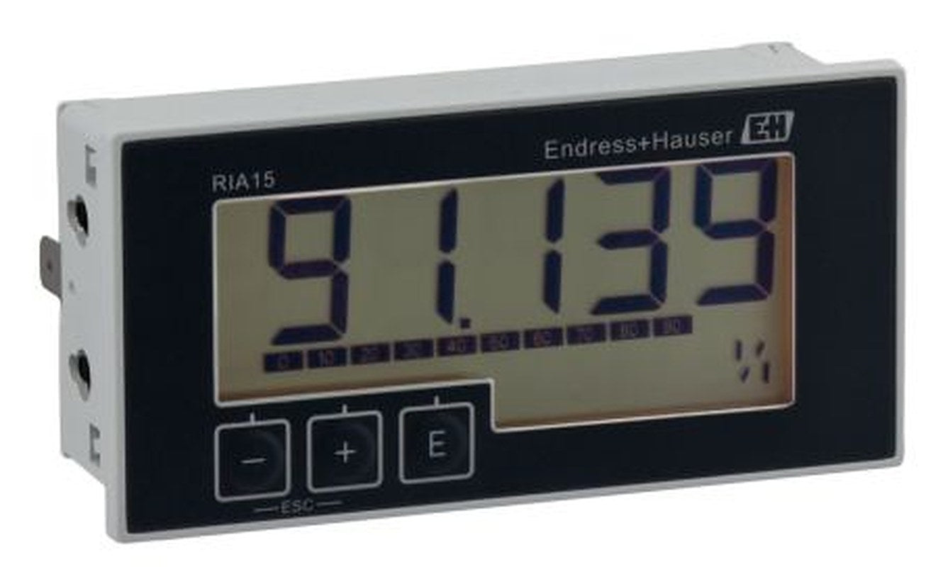 Endress+Hauser RIA15 LCD Multi-Function Panel Meters for Current,  45 mm  x 92 mm