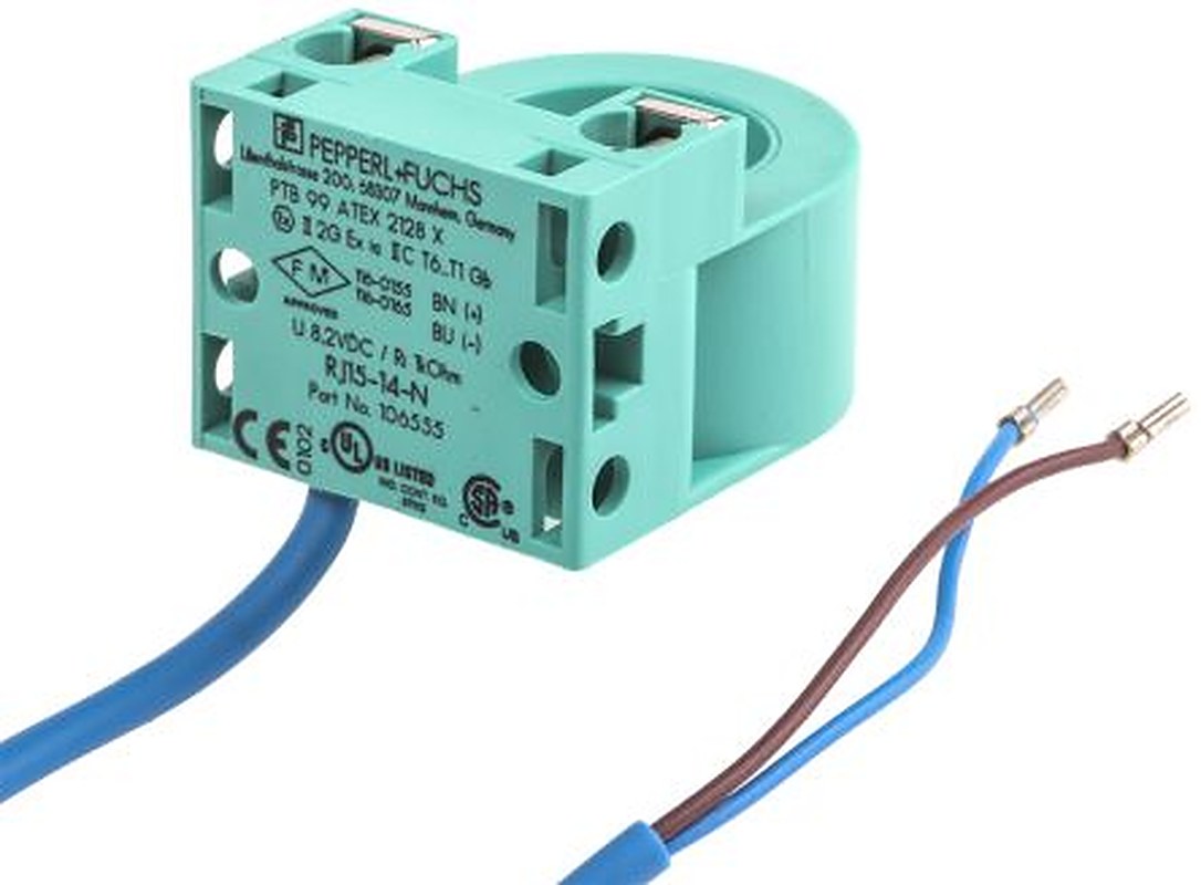Pepperl + Fuchs RJ15-14-N Ring Inductive Proximity Sensor NAMUR 25V 20 mm 25 V dc