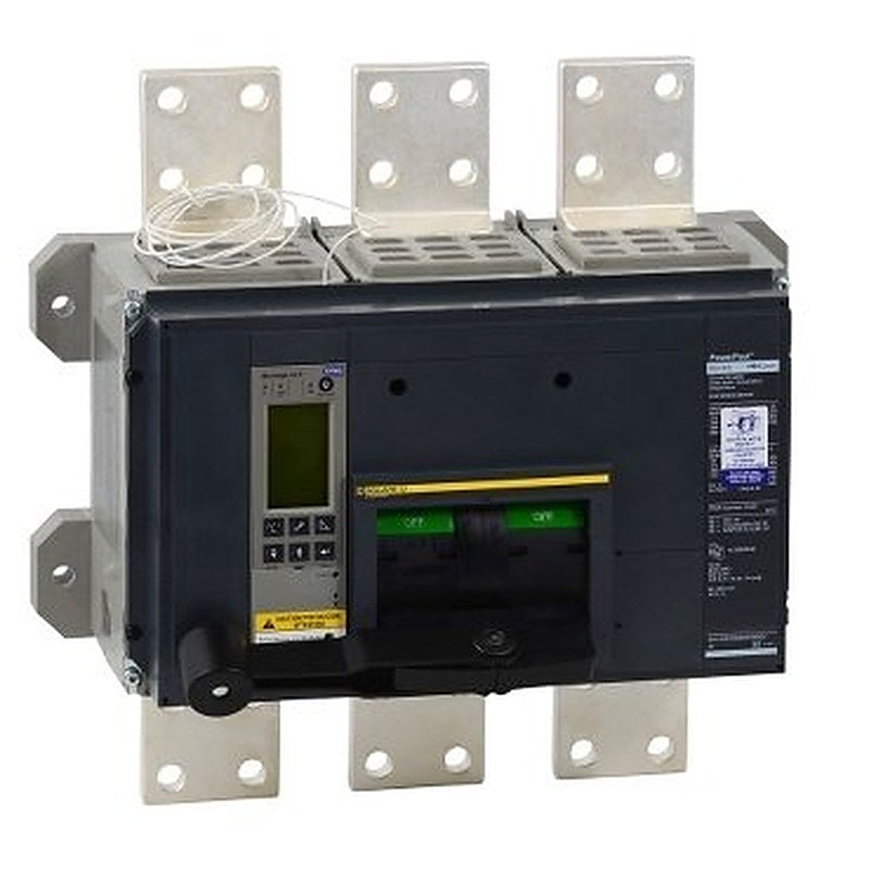 Circuit breaker, PowerPacT R, 2500A, 3 pole, 600VAC, 25kA, busbar, Micrologic 6.0H, 80%, modbus (Circuit breaker PowerPacT R) is a Schneider Electric product. Designed for reliable performance and long service life. Available across Iraq — contact us for pricing and delivery options.