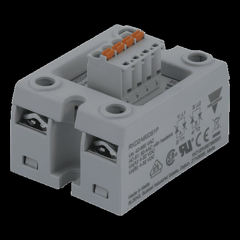 Carlo Gavazzi RK Series Solid State Relay, 50 A Load, Panel Mount Mount, 600 V ac Load, 32V dc Control