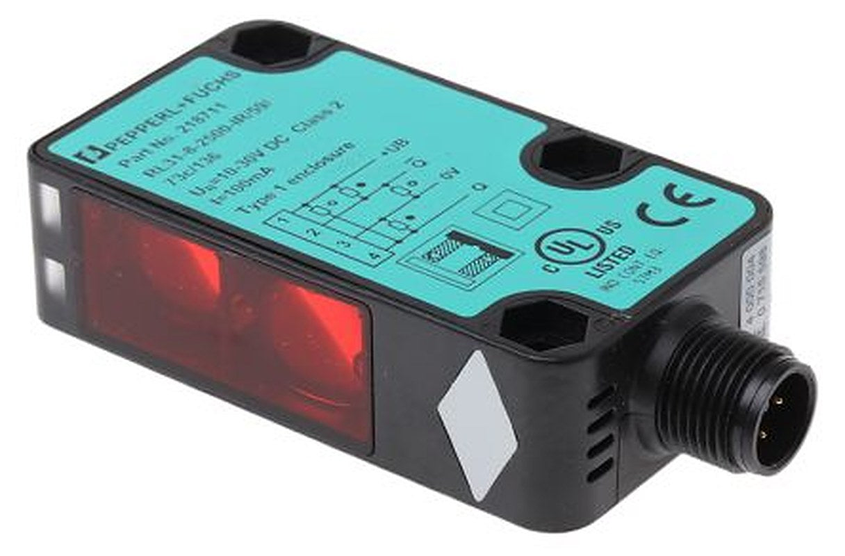 Pepperl + Fuchs Diffuse Photoelectric Sensor, Block Sensor