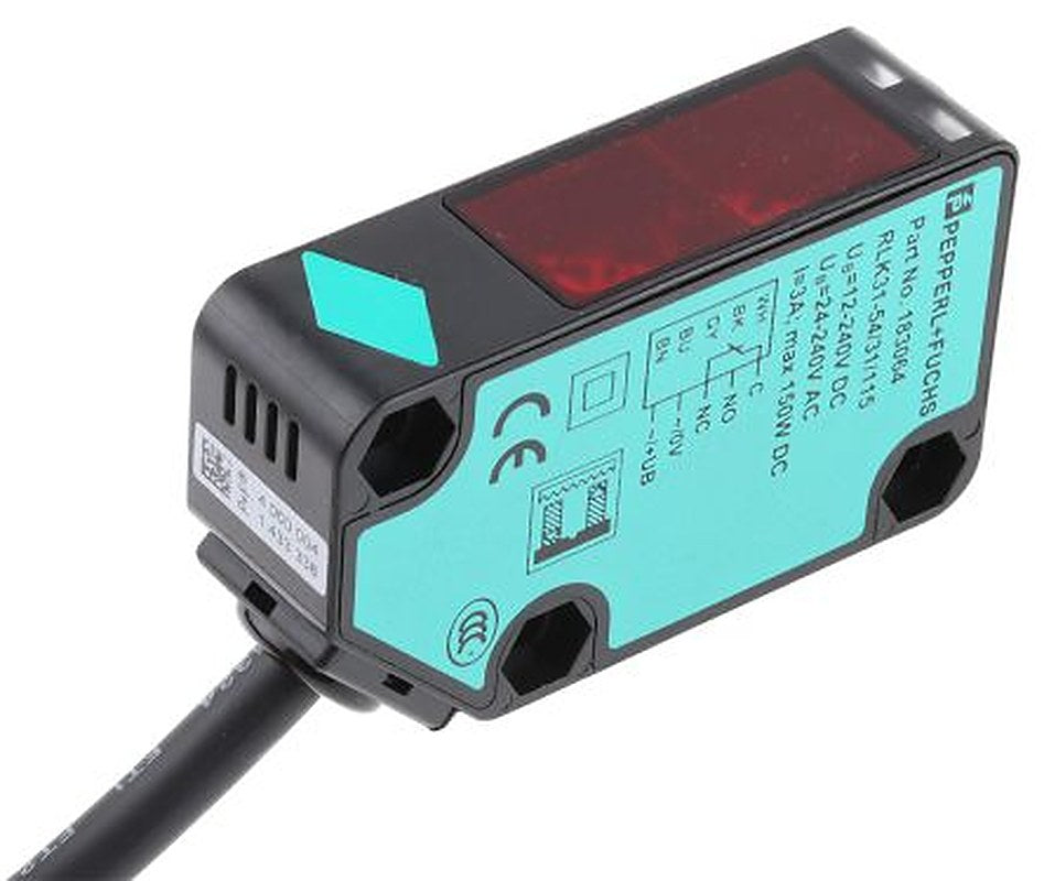 Pepperl + Fuchs Retroreflective Photoelectric Sensor, Block Sensor