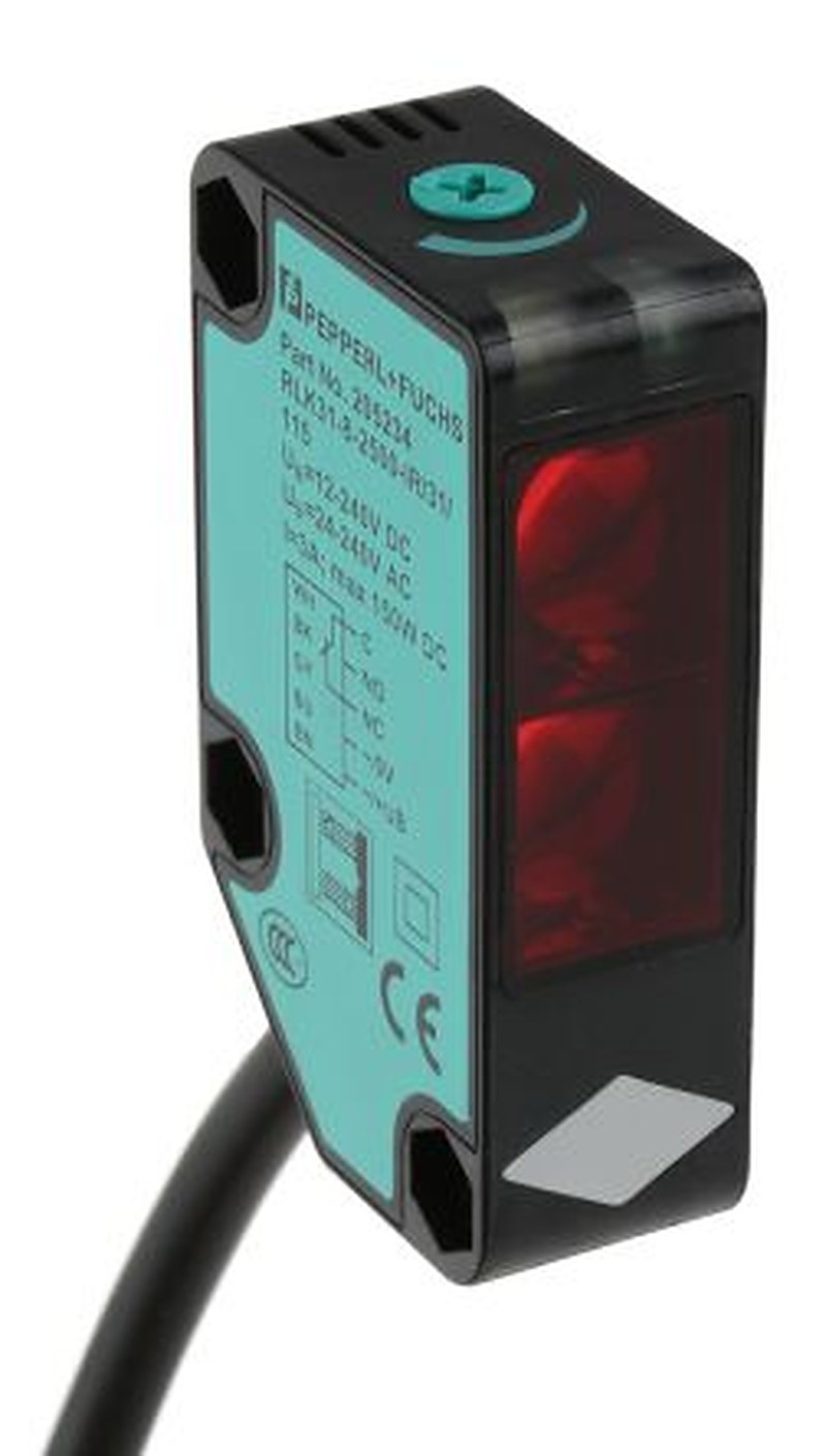 Pepperl + Fuchs Diffuse Photoelectric Sensor, Block Sensor