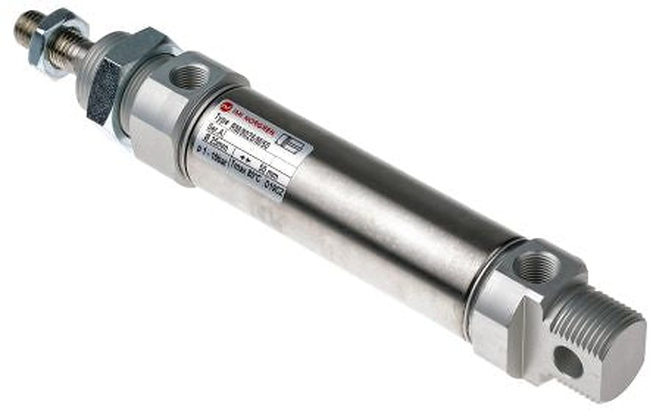 Norgren Pneumatic Roundline Cylinder - 20 mm Bore, 50 mm RM/8000/M Series, Double Acting Acting