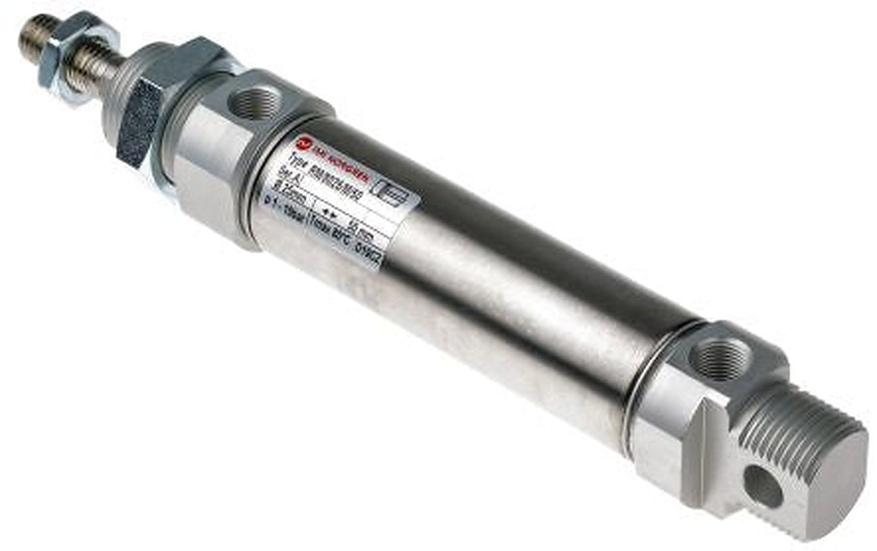 Norgren Roundline Cylinder - 25 mm Bore, 50 mm RM 802 Series, Double Acting Acting